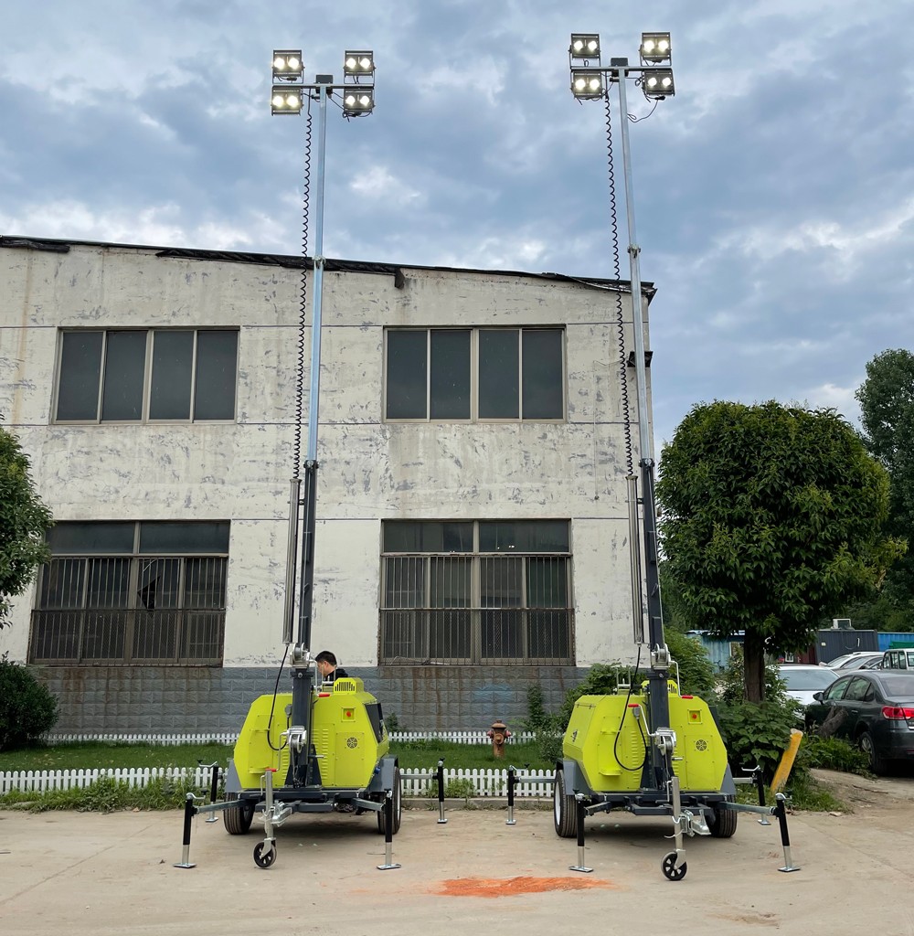 持續交貨中！山東思拓瑞克20臺9米移動照明燈車陸續發貨發往蒙古國